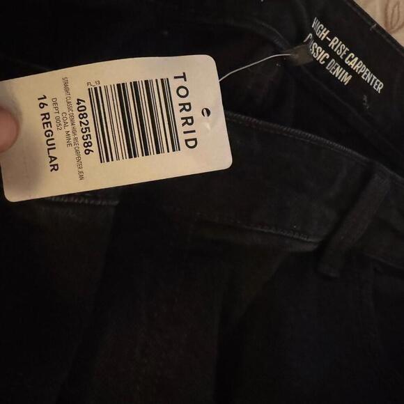 Torrid High-Rise Carpenter Jeans 16R - New with Tags - Picture 2 of 5